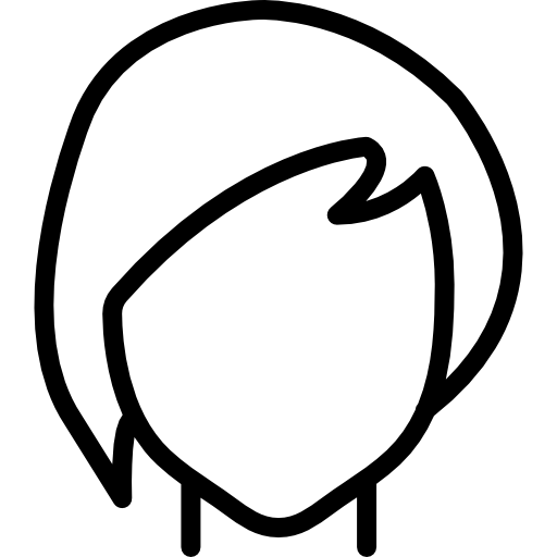 女性の髪 Basic Miscellany Lineal icon