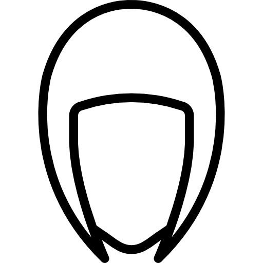 włosy kobiety Basic Miscellany Lineal ikona
