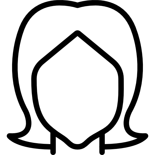 Woman hair Basic Miscellany Lineal icon
