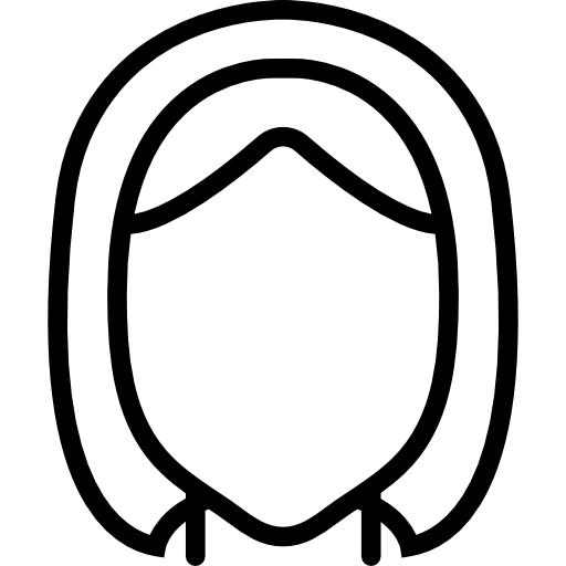 capelli di donna Basic Miscellany Lineal icona