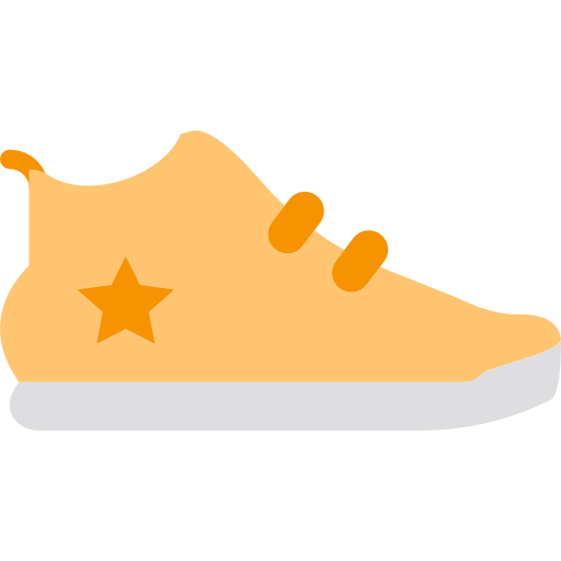 Sneakers Basic Miscellany Flat icon