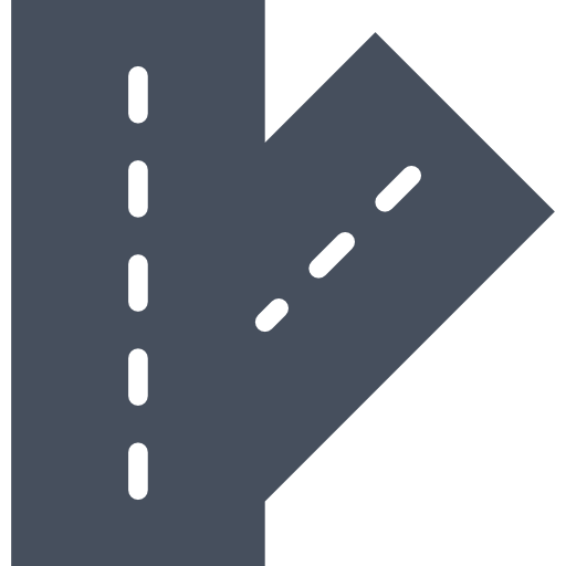 Road Basic Miscellany Flat icon