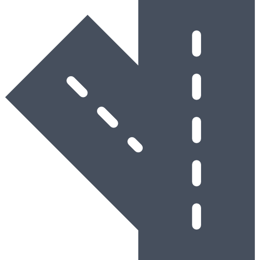 Road Basic Miscellany Flat icon
