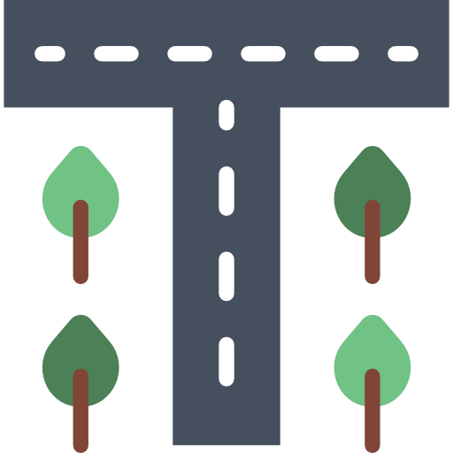 la carretera Basic Miscellany Flat icono