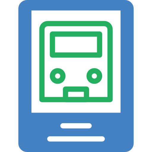 fermata dell'autobus Basic Miscellany Flat icona