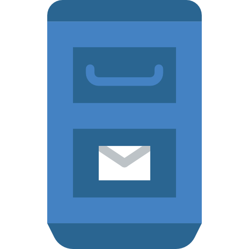 Mailbox Basic Miscellany Flat icon