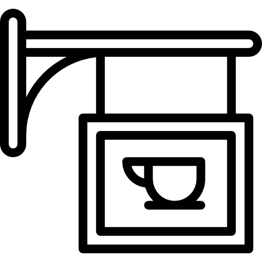 kawiarnia Basic Miscellany Lineal ikona