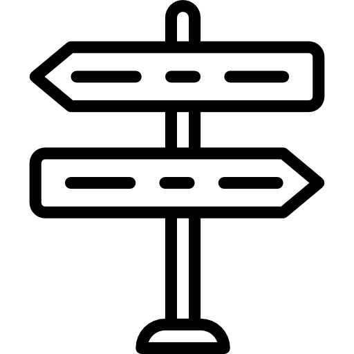方向 Basic Miscellany Lineal icon