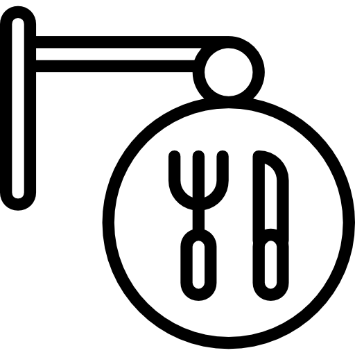 Ресторан Basic Miscellany Lineal иконка