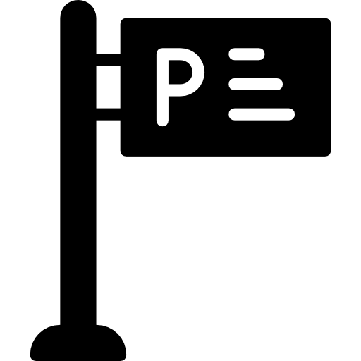 Parking Basic Miscellany Fill icon