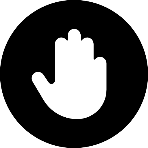 handbewegung Basic Straight Filled icon