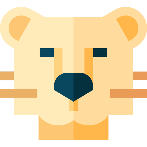 tiger Basic Straight Flat icon