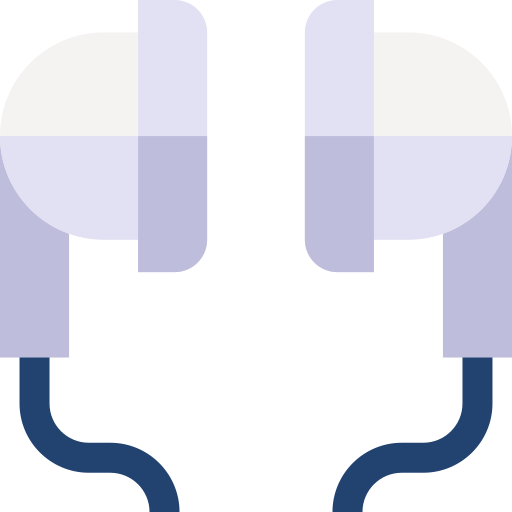 auricular Basic Straight Flat icono