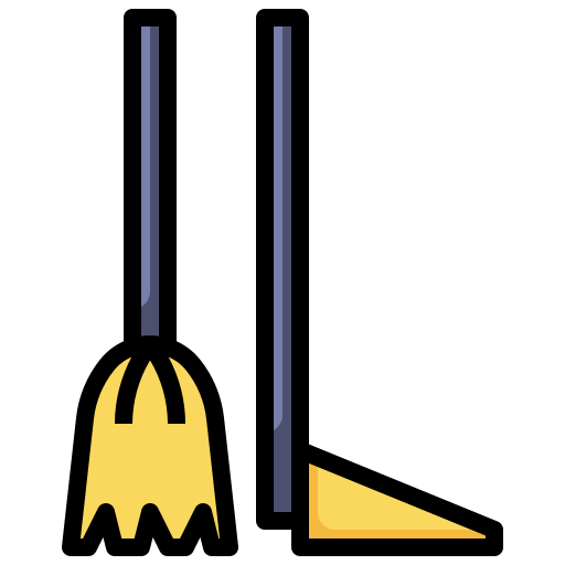 Dustpan Surang Lineal Color icon