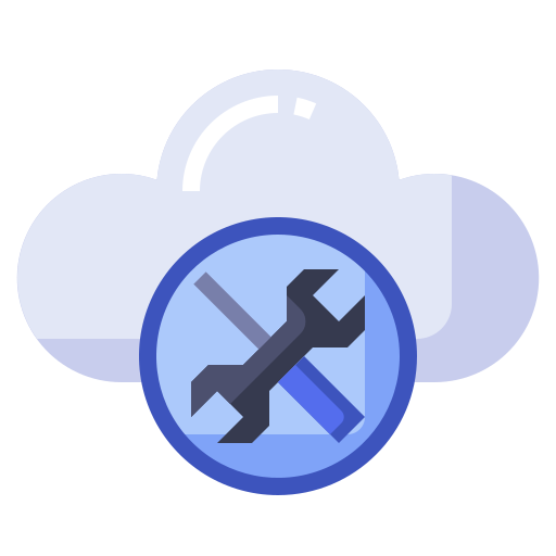 Cloud settings Surang Flat icon