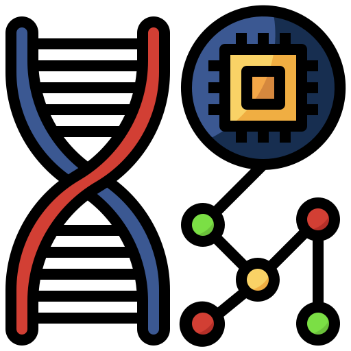 dna Surang Lineal Color icon