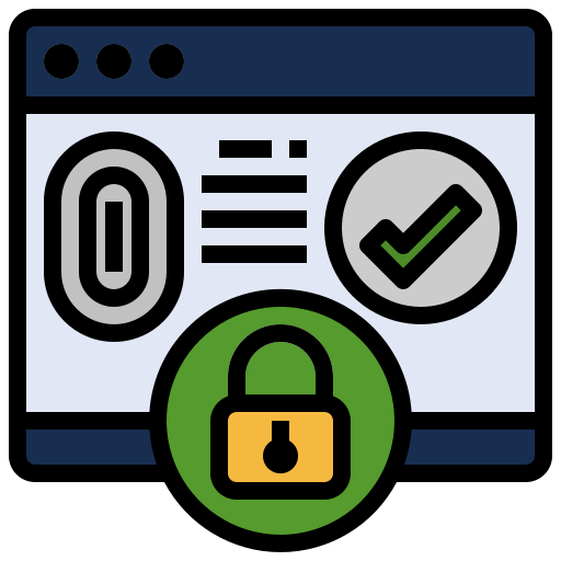 Privacy Surang Lineal Color icon
