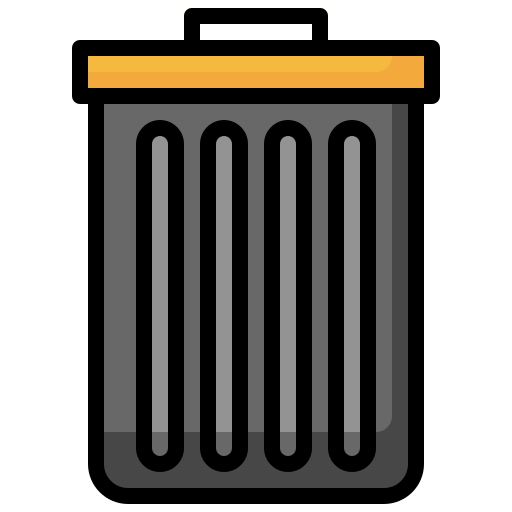 Trash can Surang Lineal Color icon