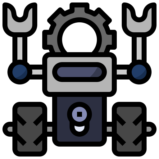 Robot Surang Lineal Color icon