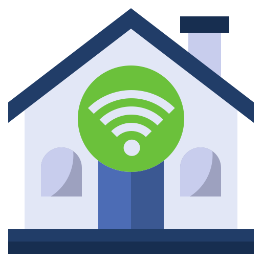 intelligentes zuhause Surang Flat icon