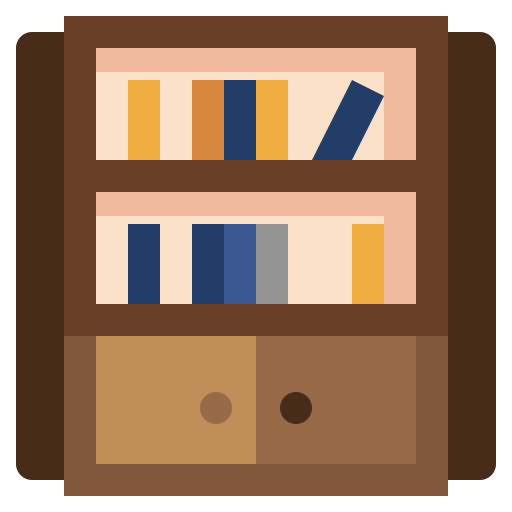 bücherregal Surang Flat icon