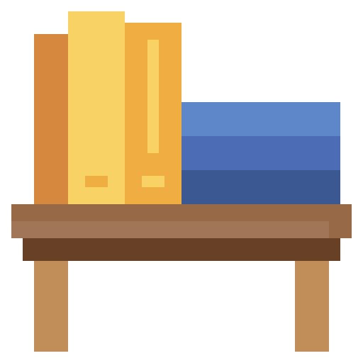 Bookshelf Surang Flat icon