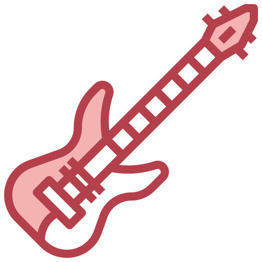 Electric guitar Surang Red icon