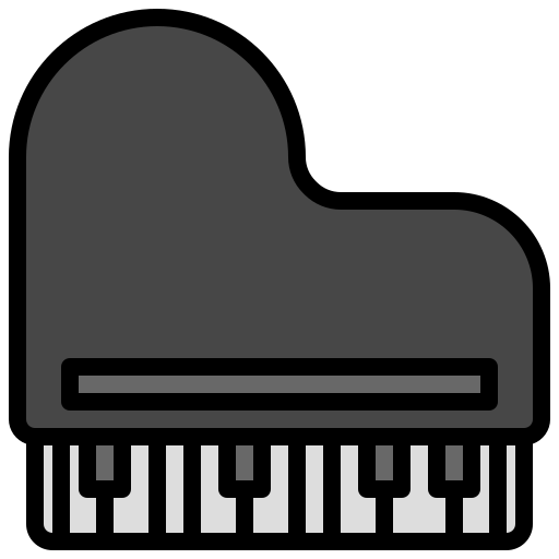 piano de cola Surang Lineal Color icono