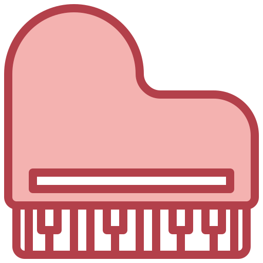 Grand piano Surang Red icon