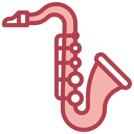 Saxophone Surang Red icon