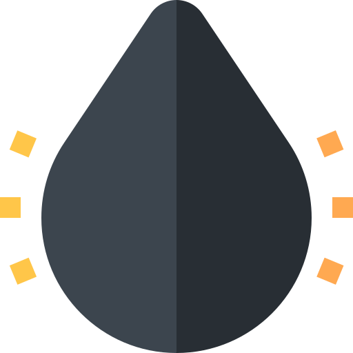 petróleo Basic Straight Flat icono