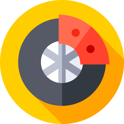 브레이크 Flat Circular Flat icon