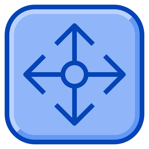 움직임 Generic Blue icon