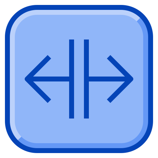 크기 조정 Generic Blue icon