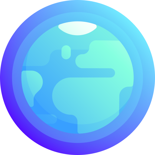 지구 행성 Gradient Galaxy Gradient icon