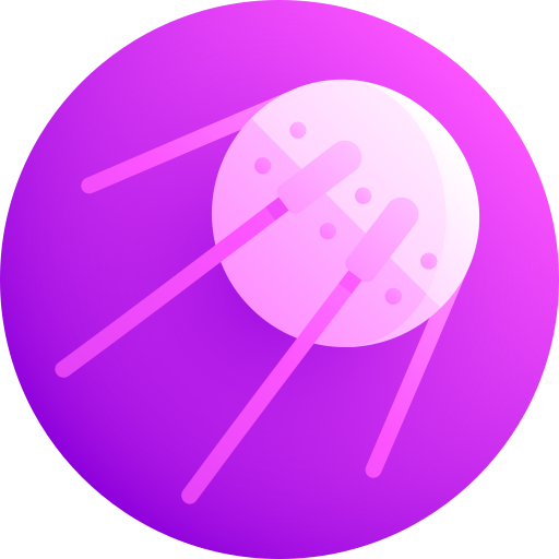 인공위성 Gradient Galaxy Gradient icon