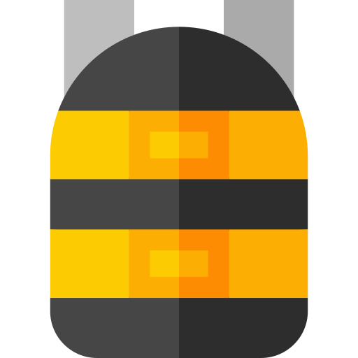 rucksack Basic Straight Flat icon