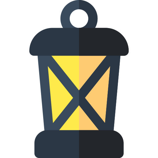 linterna Basic Rounded Flat icono