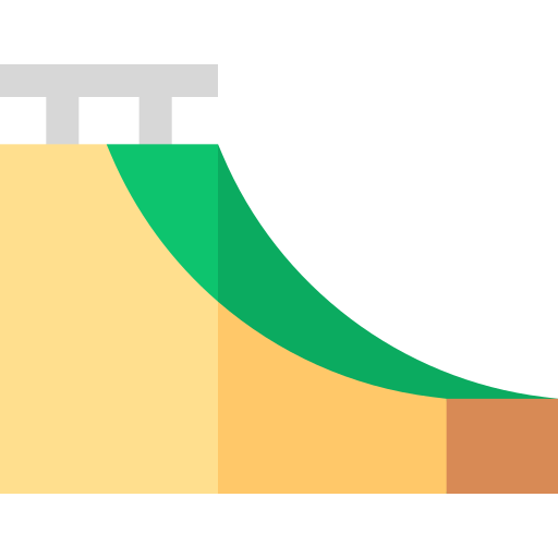 경사 Basic Straight Flat icon