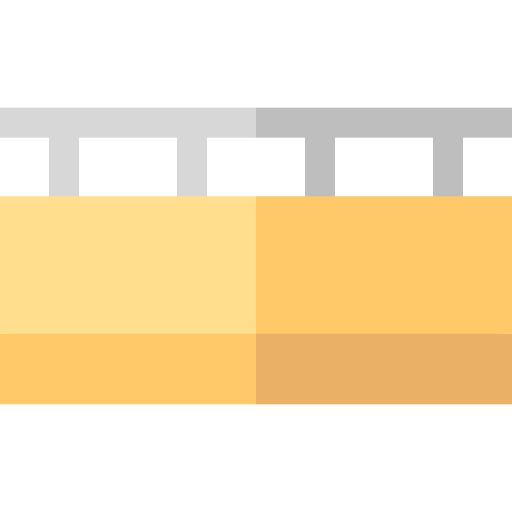 carril Basic Straight Flat icono