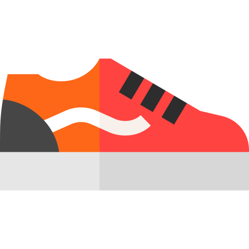 sneaker Basic Straight Flat icon
