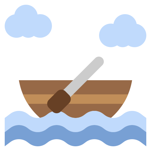 Rowboat Surang Flat icon
