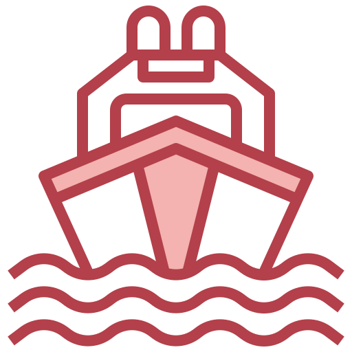 navio Surang Red Ícone