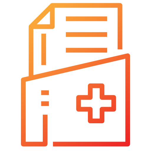 Medical file Generic Gradient icon