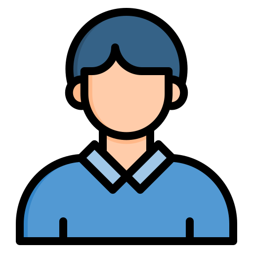 Male student Generic Outline Color icon