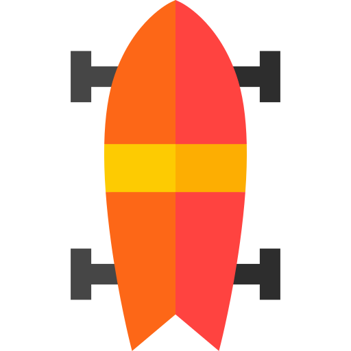 スケート Basic Straight Flat icon