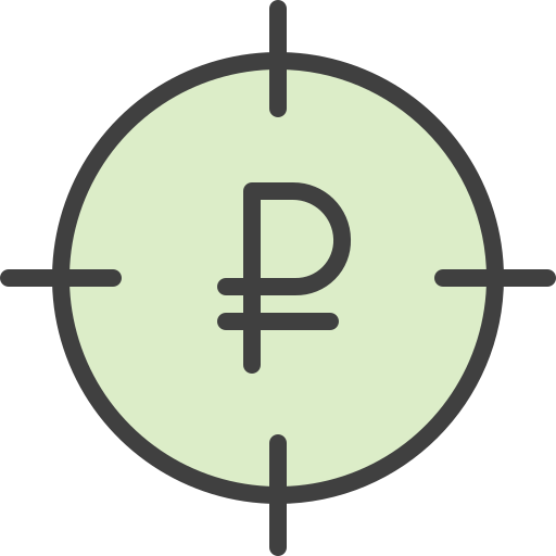 rouble Generic Outline Color Icône