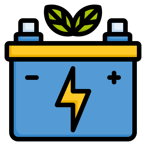 eco-batterij Generic Outline Color icoon
