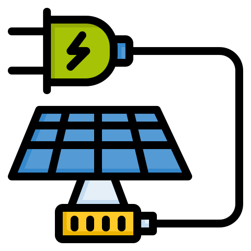 energia solare Generic Outline Color icona