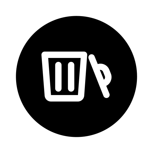 poubelle Generic Glyph Icône